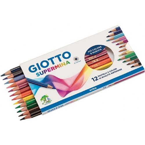 PASTELLI GIOTTO SUPERMINA 12 F235700